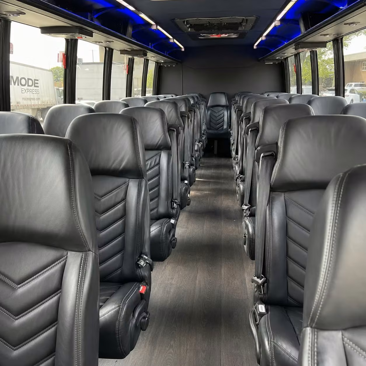 25 passenger minibus inside