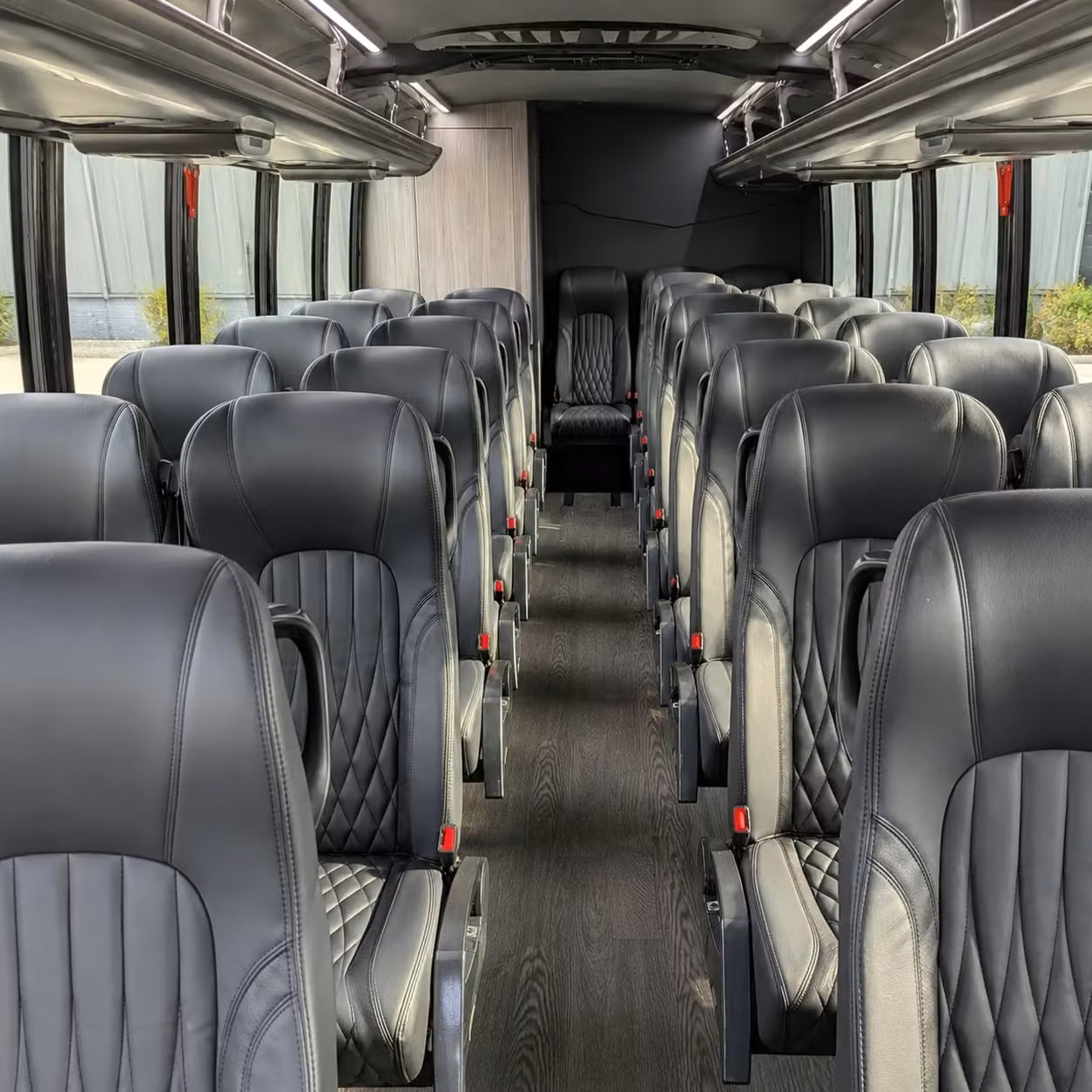 25 passenger minibus interior