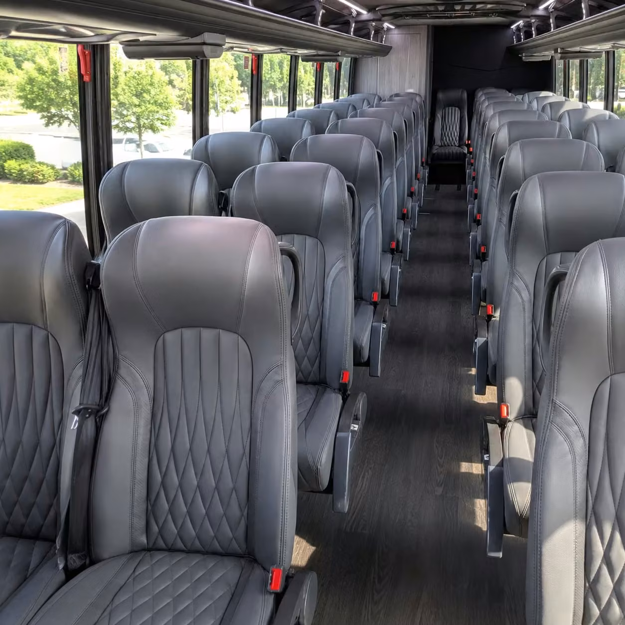 35 passenger minibus interior