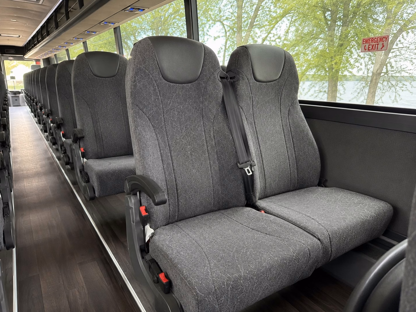 bend charter bus interior gallery