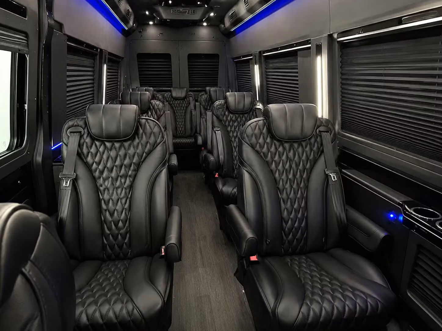sprinter van with driver inside